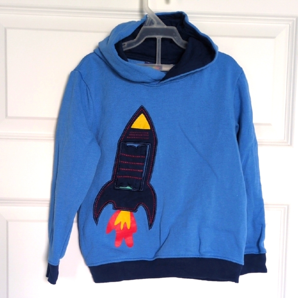 Blue and Yellow Sporty Sweatshirt